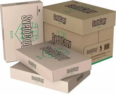 НПАО «Светогорский ЦБК» Бумага офисная А4, 80 г/м2, 500 л., SVETOCOPY ECO, белизна 60%, Россия НПАО «Светогорский ЦБК» Бумага офисная А4, 80 г/м2, 500 л., SVETOCOPY ECO, белизна 60%, Россия